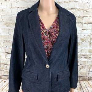 Denim Dress Jacket by Baccini NWOT